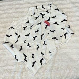 Bats Halloween Sweater Cropped